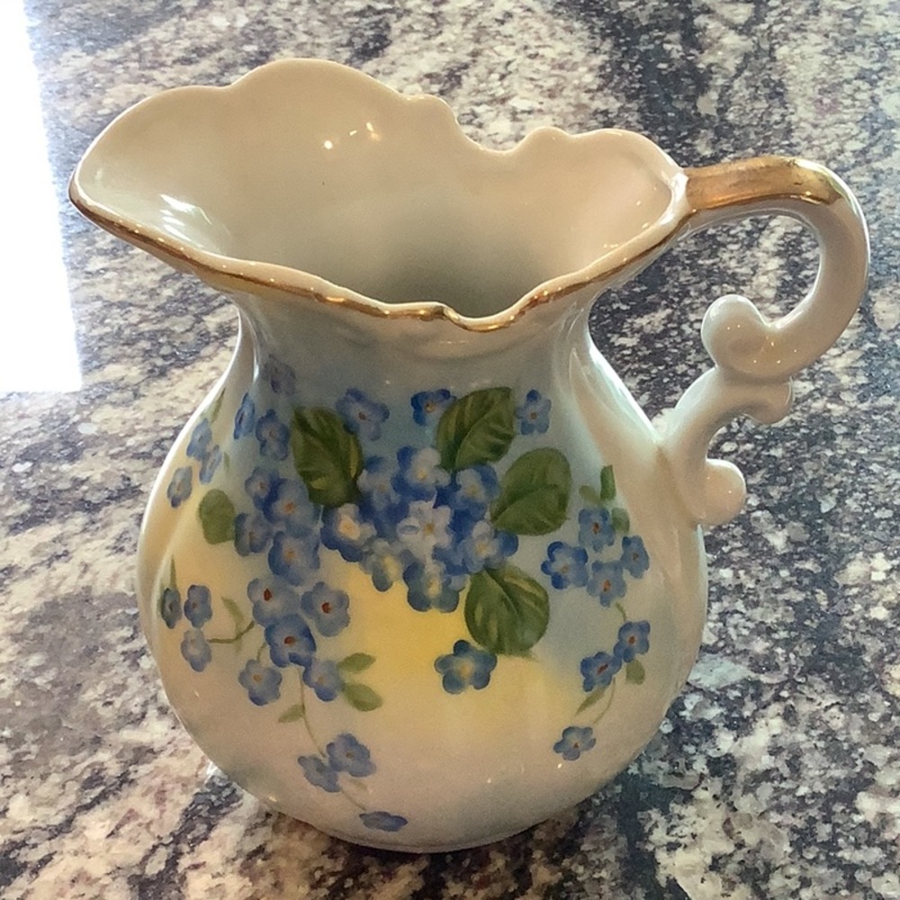 Lefton China, Hand Painted Pitcher